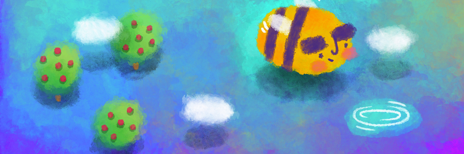 The Cloud, the Bee and the Orange Tree